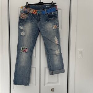 Desigual Multicolor Boyfriend Jeans